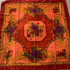 Ferragamo 100% silk scarf
